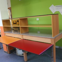 Mesa comedor - abierta